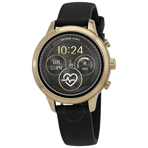 michael kors runway silicone touchscreen strap smart watch|Michael Kors mkt5045.